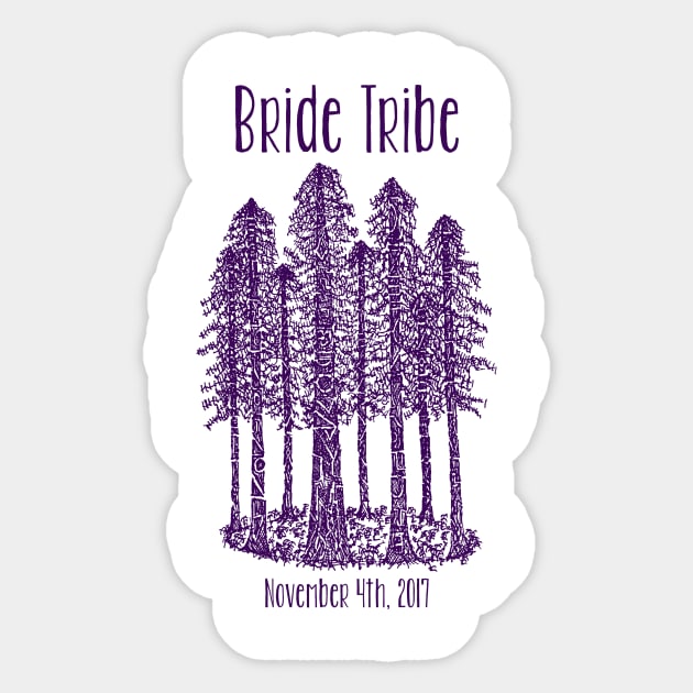 Bride Tribe 2017 Sticker by Hinterlund